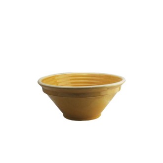 Ribbed Bowl in Yellow -...