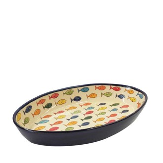 Colour Fish Oval Tray